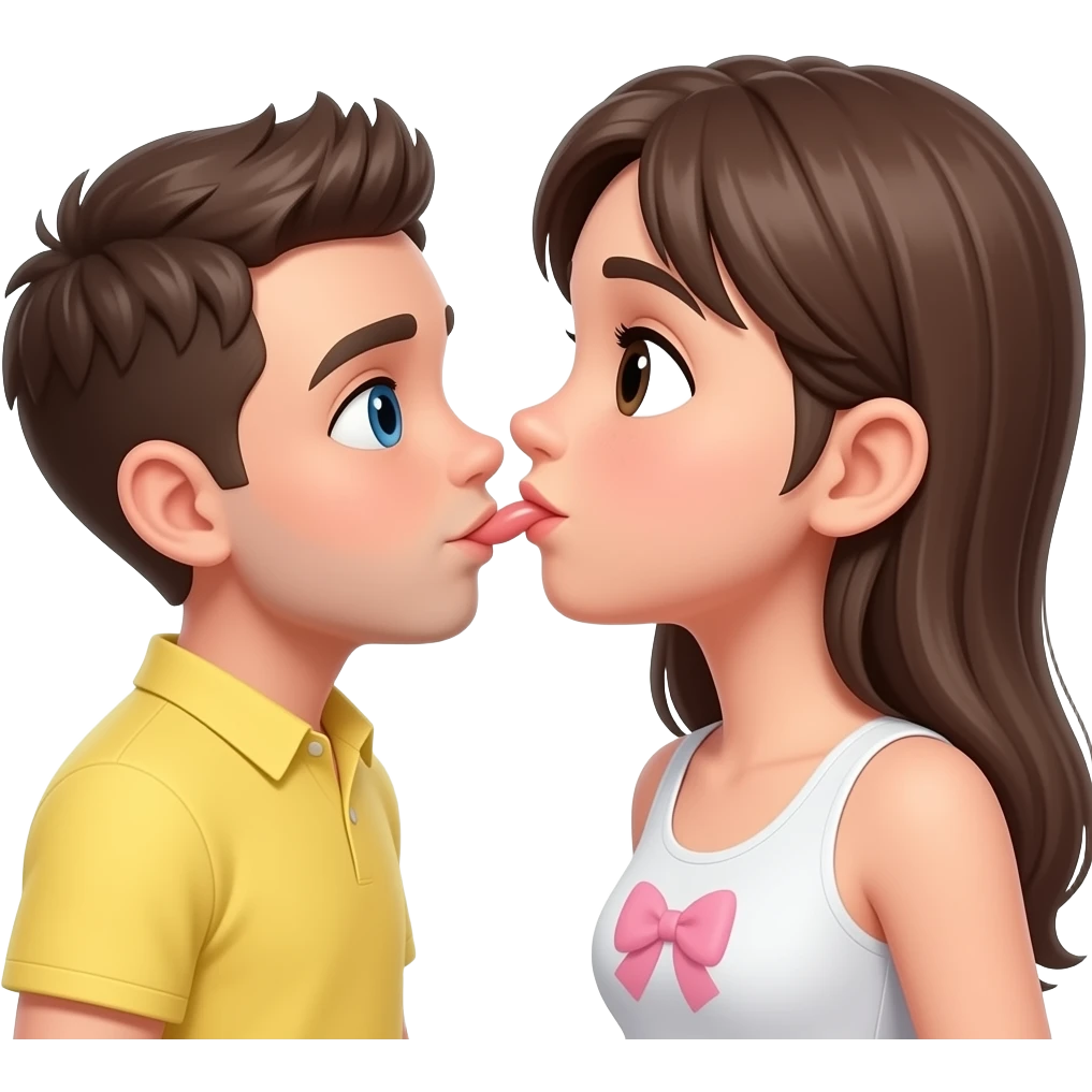 Girl sucking a boy real dick emoji