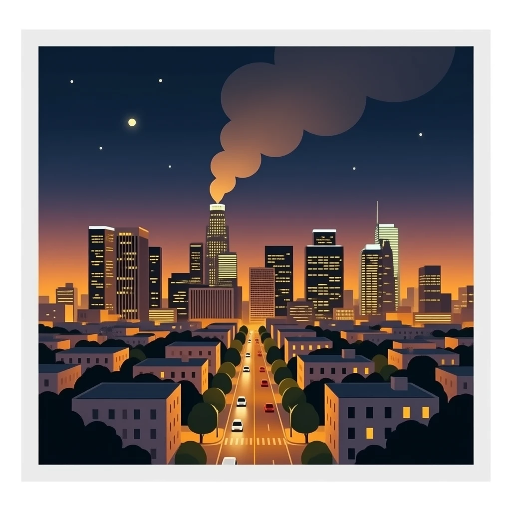 Los Angeles fire emoji