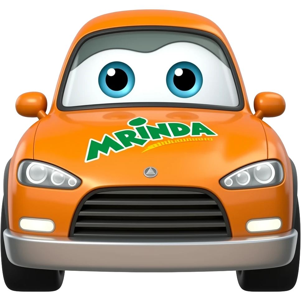 3d mirinda themed car emoji