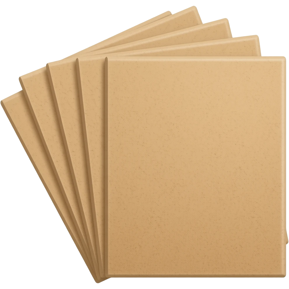 mdf sheets (less than 10) emoji