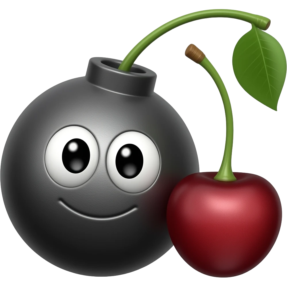 Cherry bomb emoji