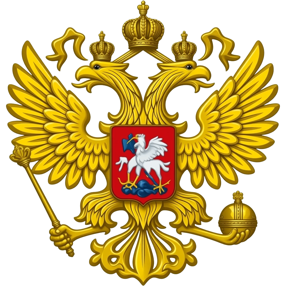 Российский герб двуглавый орел emoji