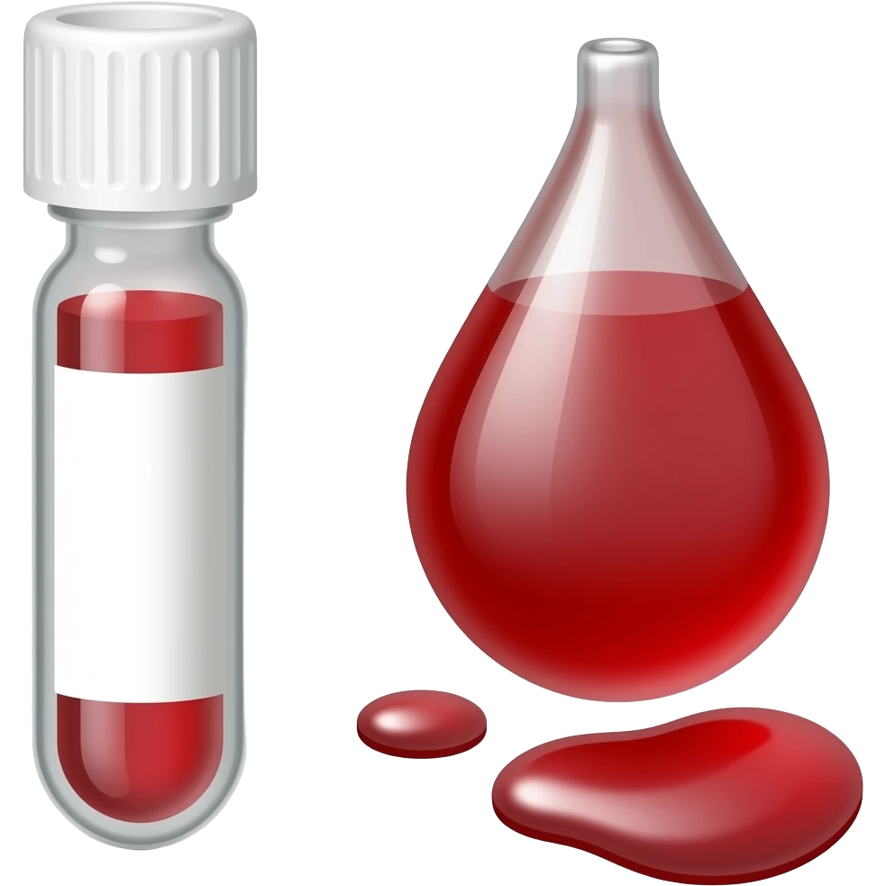 pruebas de sangre emoji