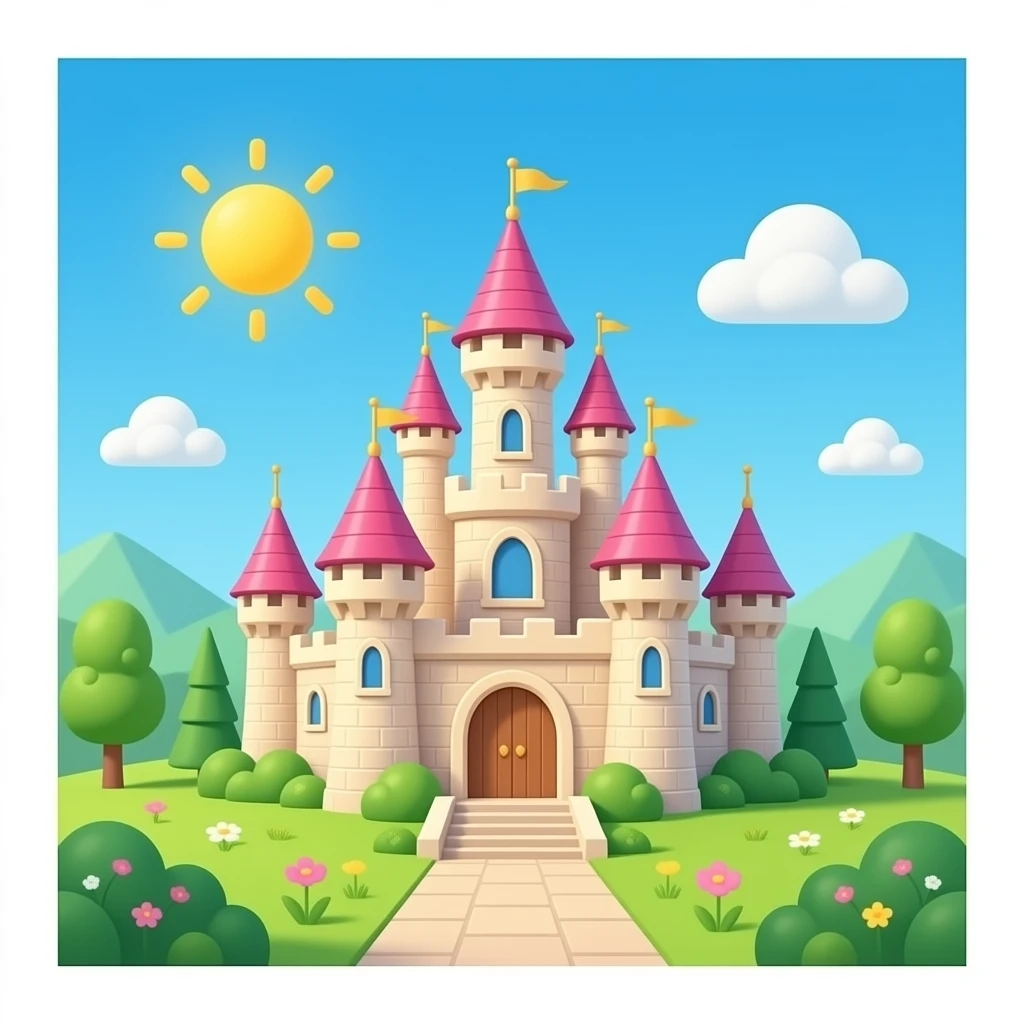 my little pony castle emoji