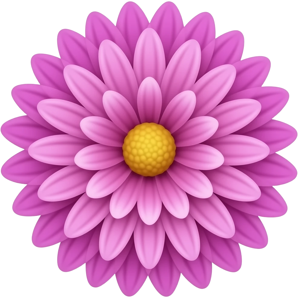 chrysanthemum flower pink and purple emoji
