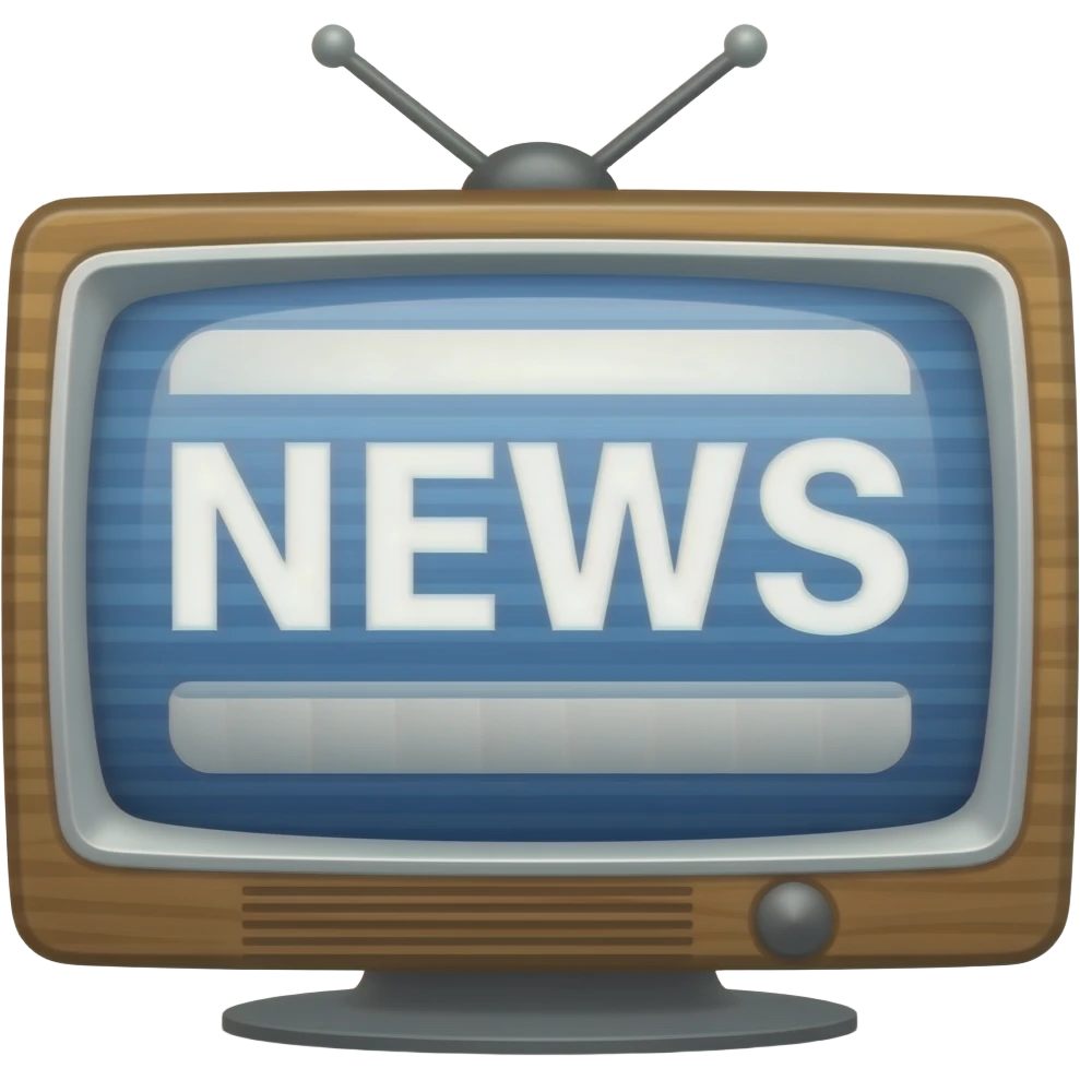 телевизор с новостями emoji