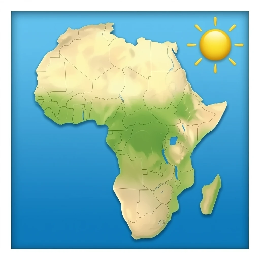 African map emoji