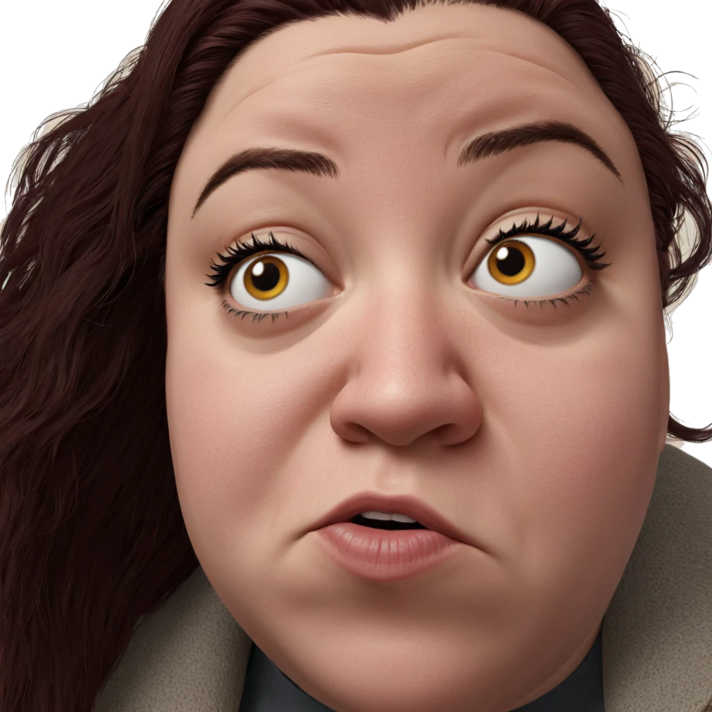 realistic portrait of girl emoji