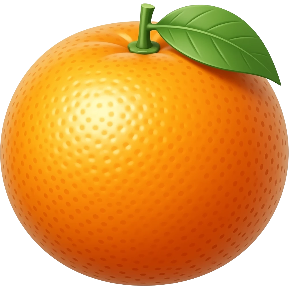 Tangerine emoji