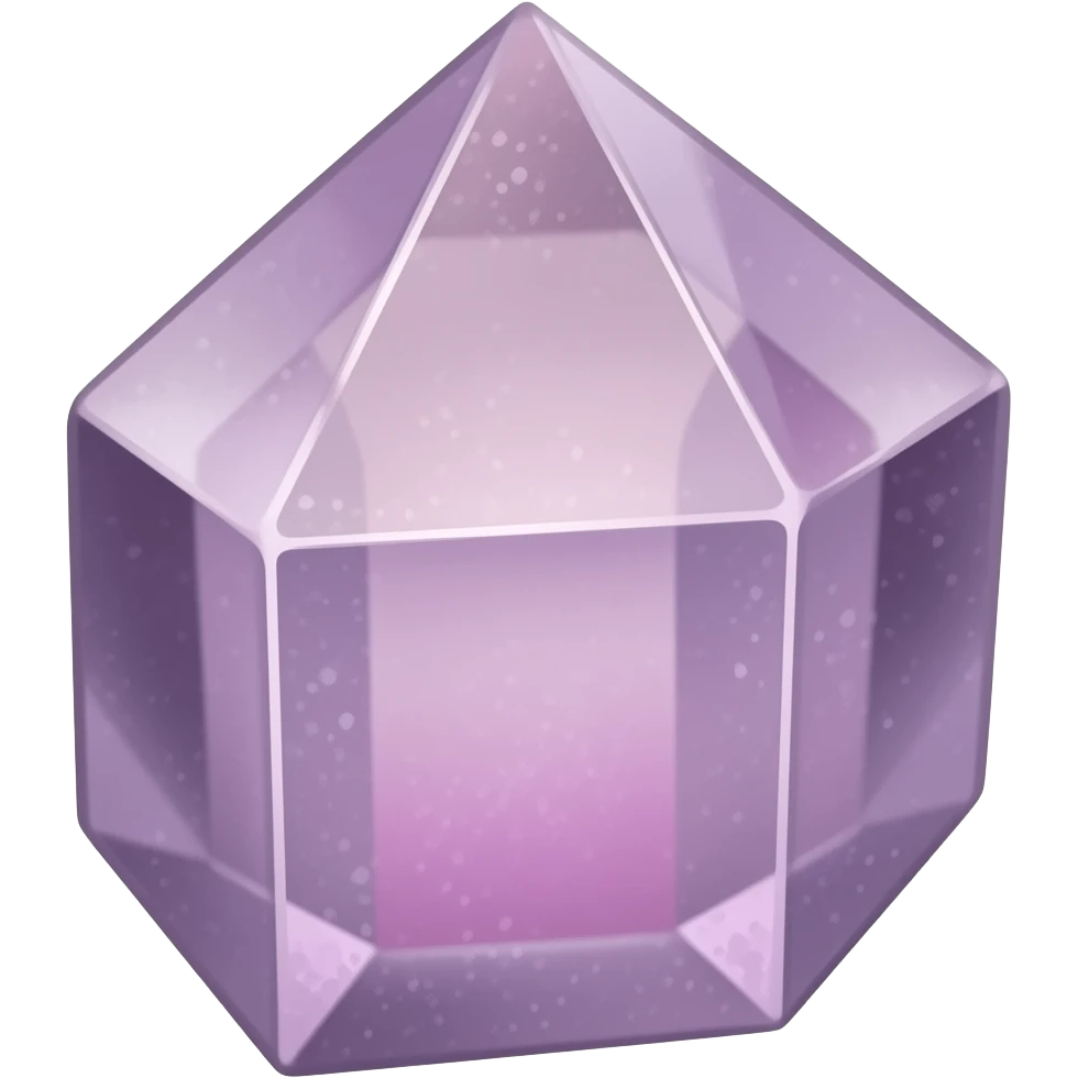 Mauve Raw crystal emoji