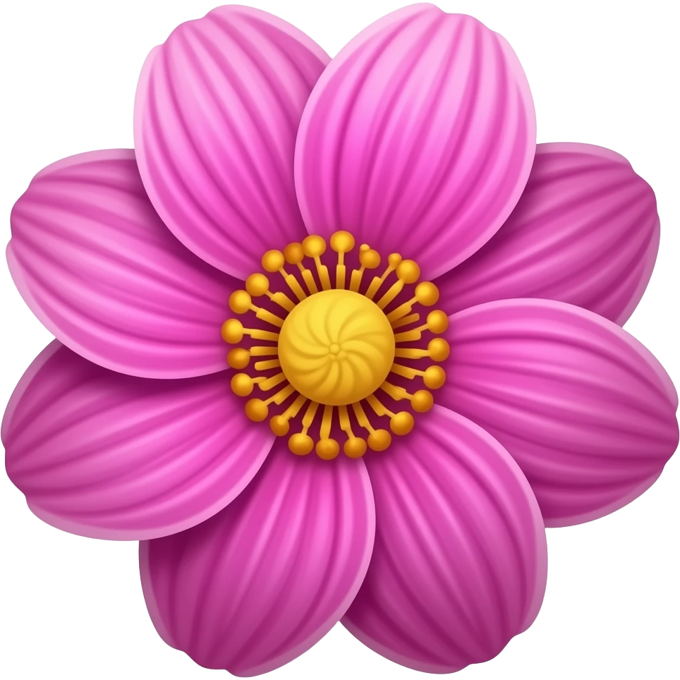 Magenta flower emoji