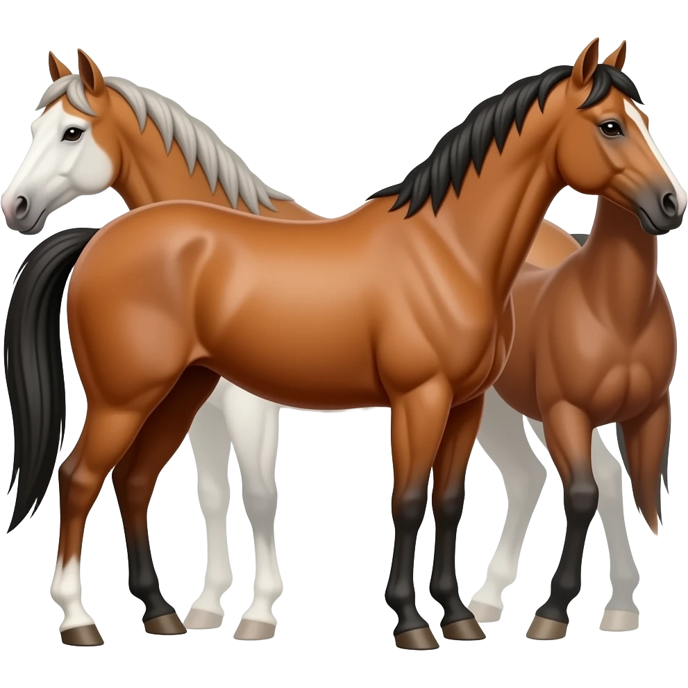 Horses emoji