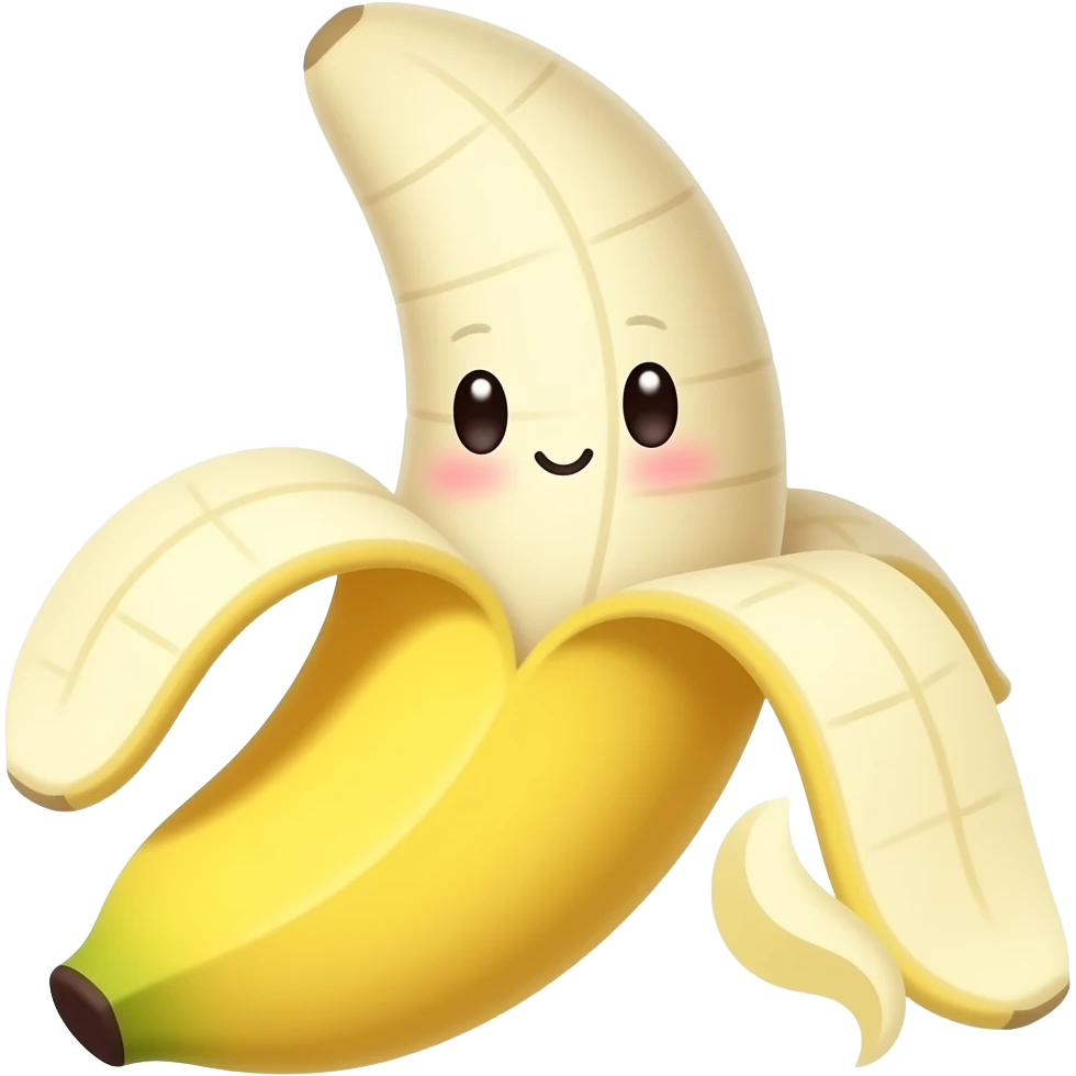 cute full banana animal emoji