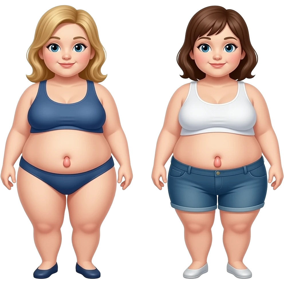 Fat women showing penis bent over naked emoji