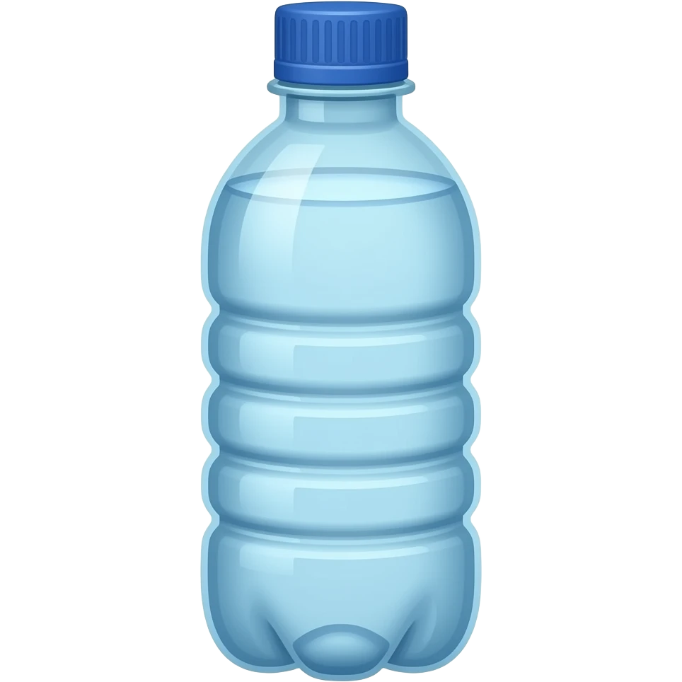 A bottle of water emoji