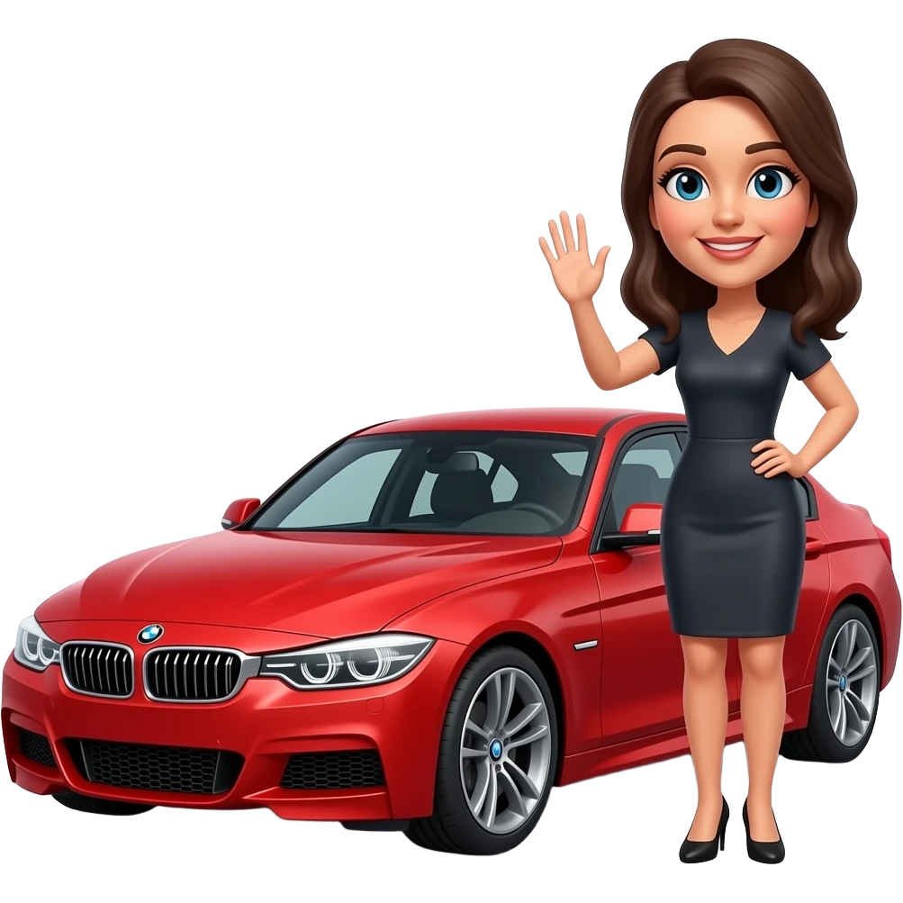 👋+bmw emoji