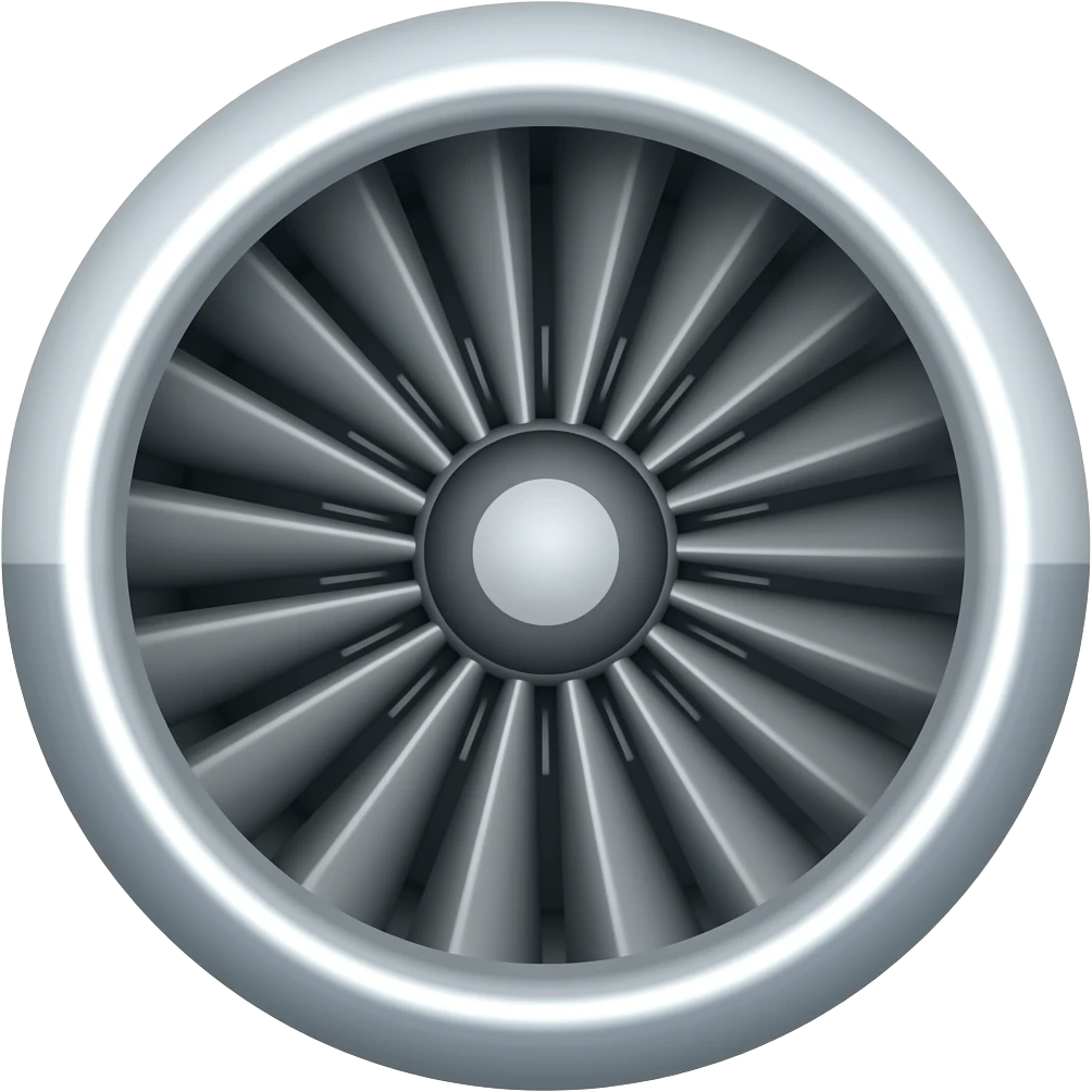 Jet engine emoji