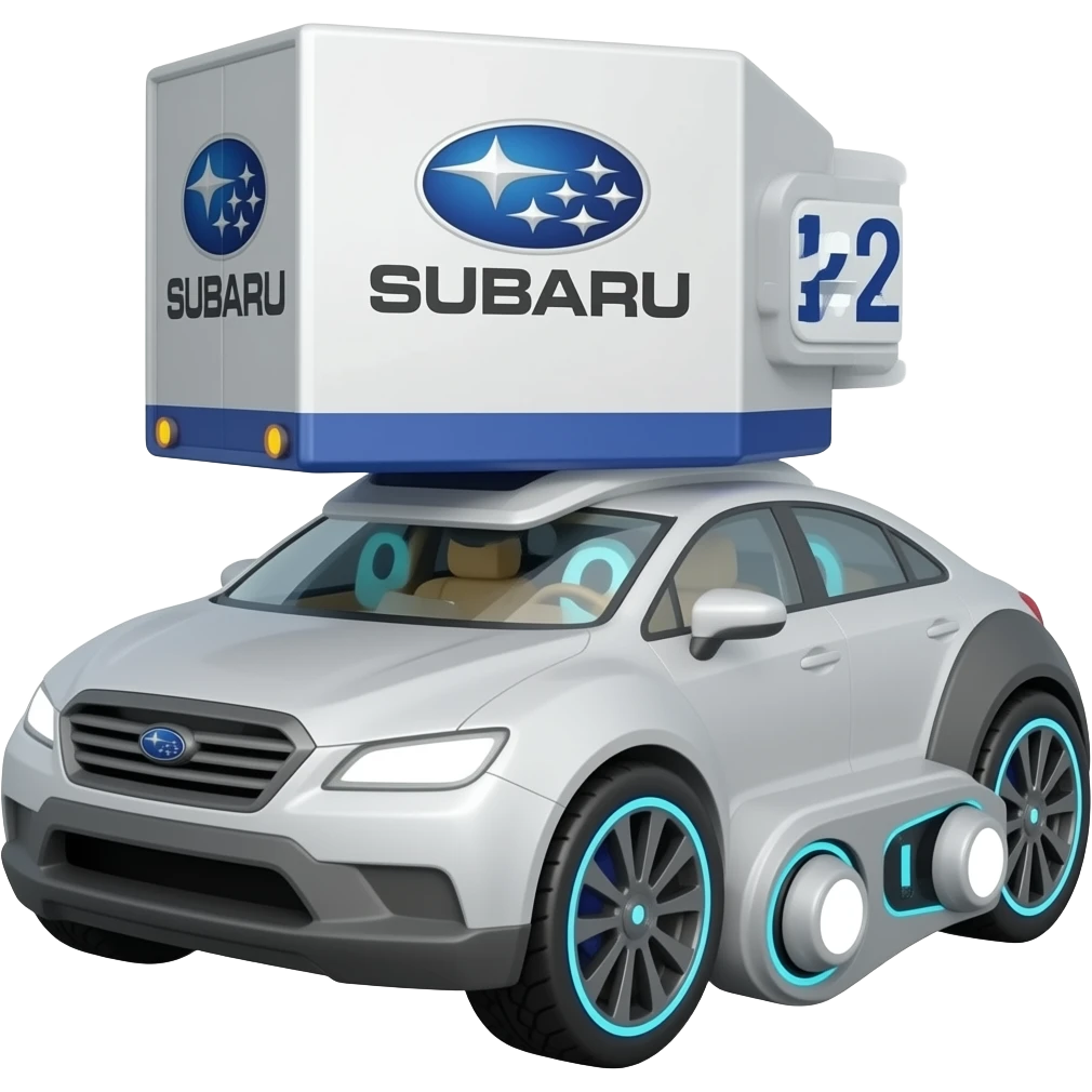 Subaru delivery robot emoji