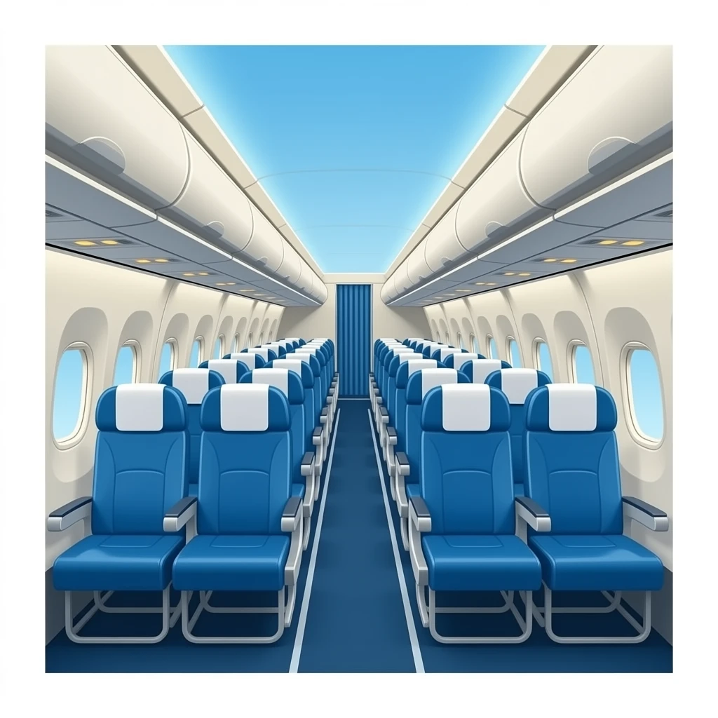 Inside a full plane emoji