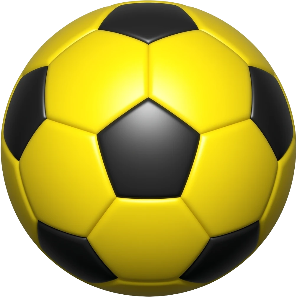 Bola mikasa de jogar altinha no Brazil nas cores amarela e preta emoji