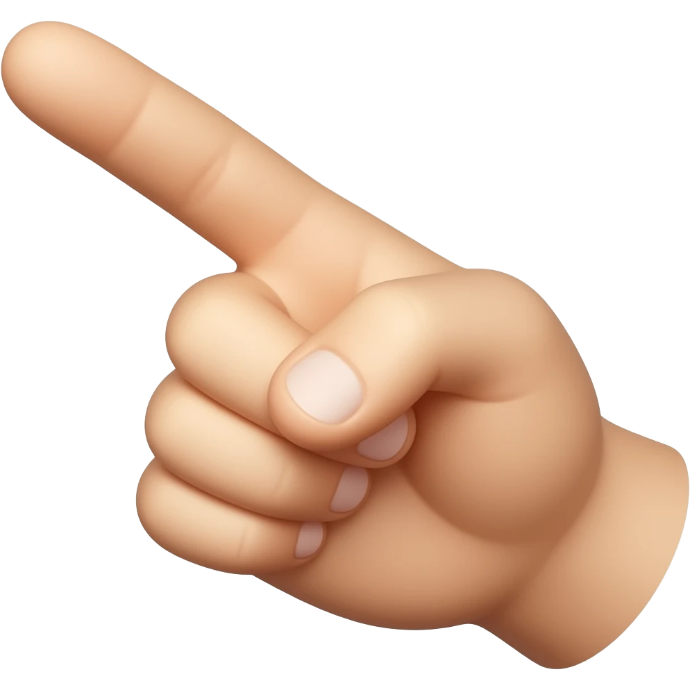 finger pointed at us emoji
