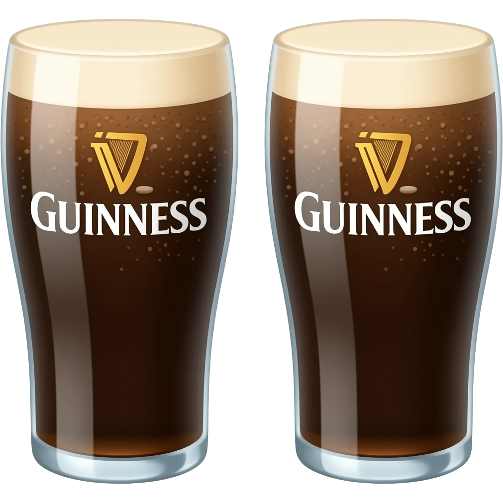 guinness glasses emoji