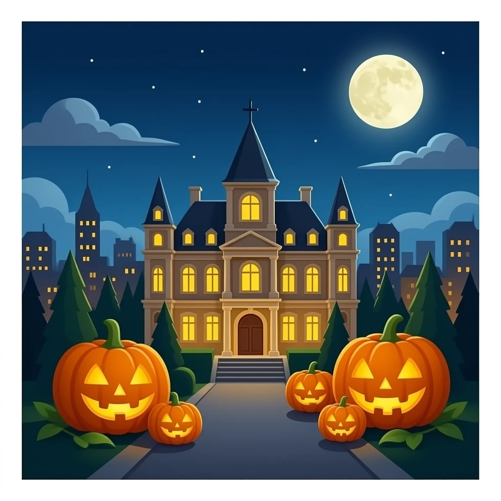 Romania Halloween party emoji