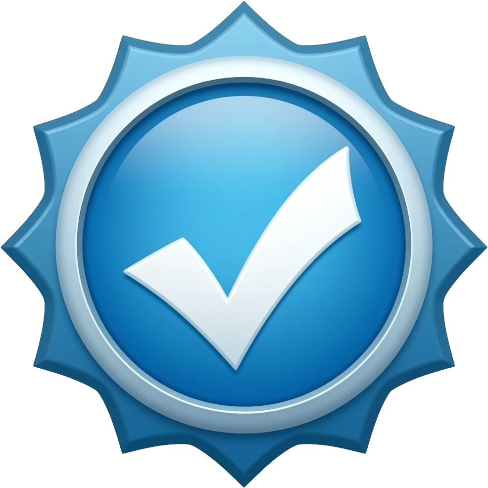 Vertifikasi biru emoji