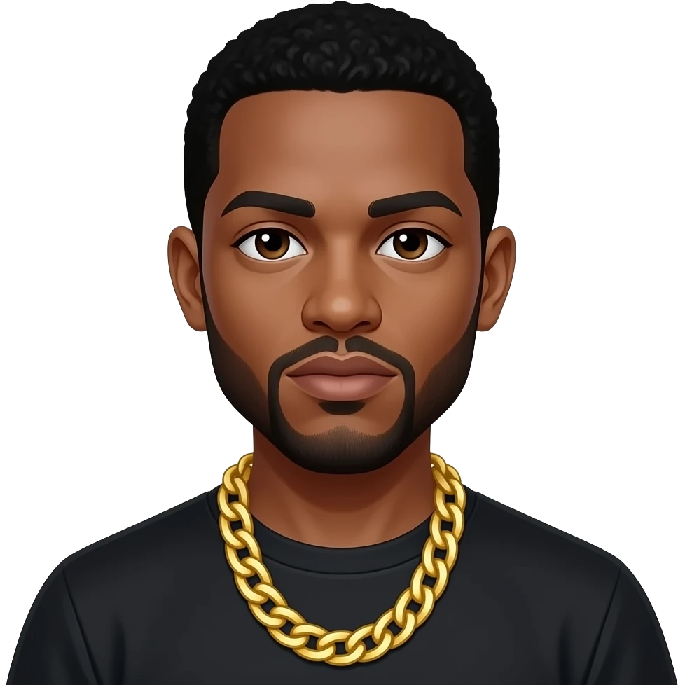 rappers with golden chains emoji