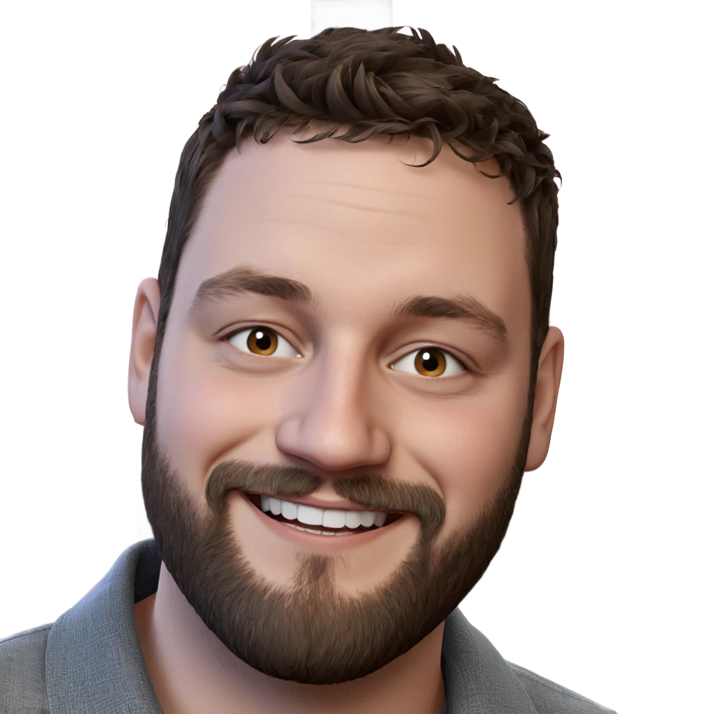 smiling male portrait with beard emoji