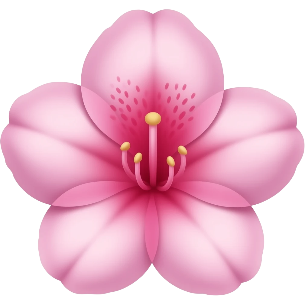 Rhododendron flower emoji for instagram emoji