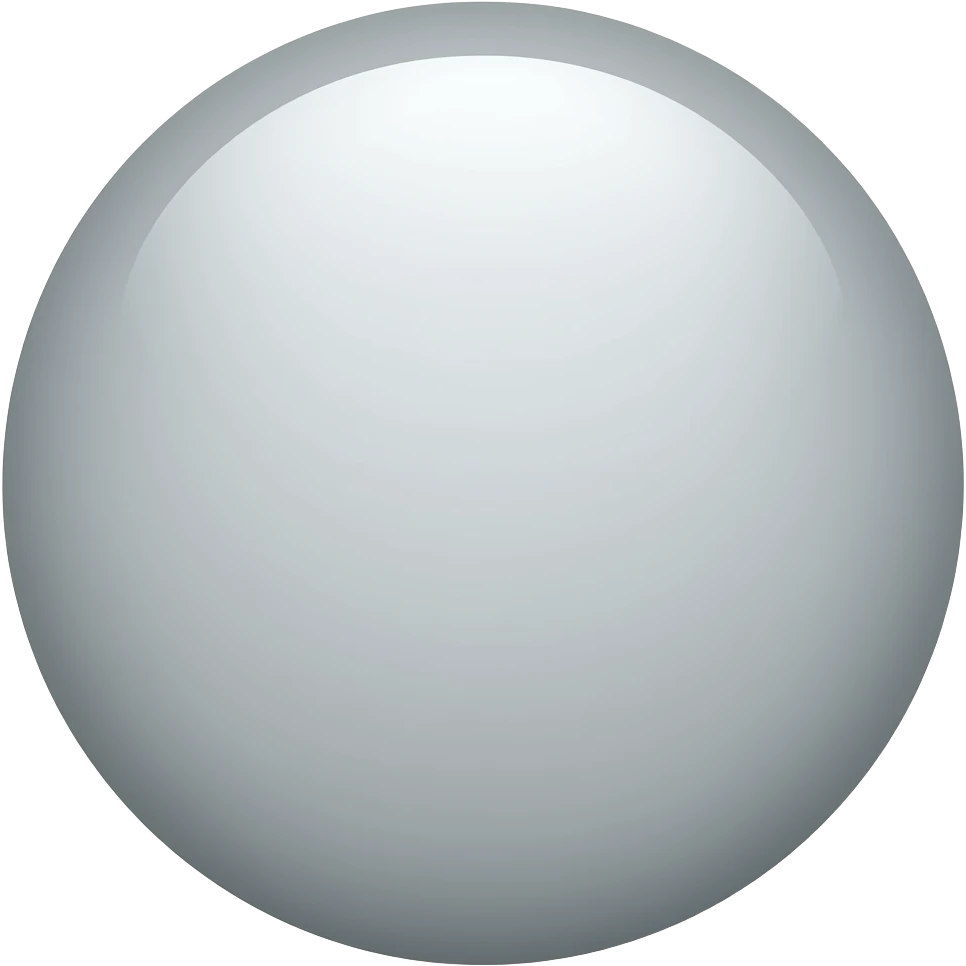 Circulo color gris serio emoji