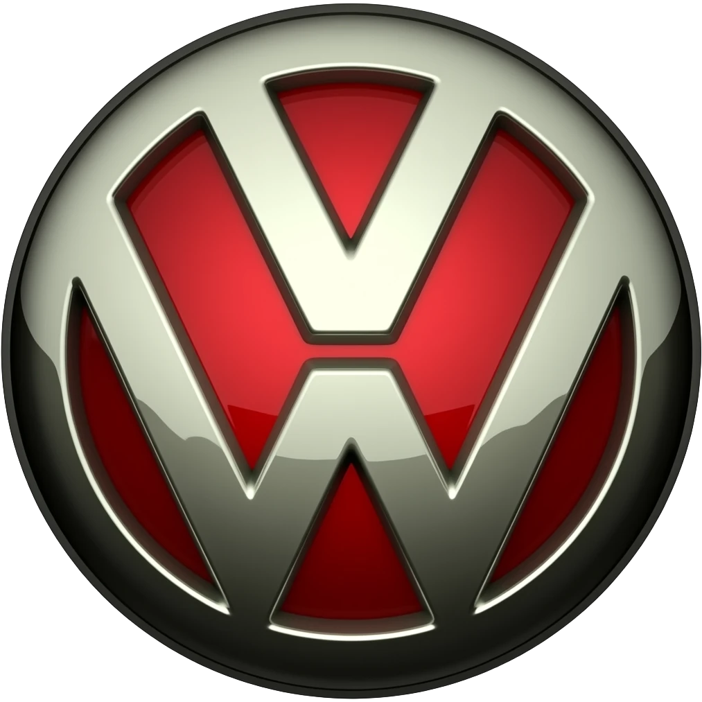 Logo wolkswagen na cor da bandeira da Alemanha emoji