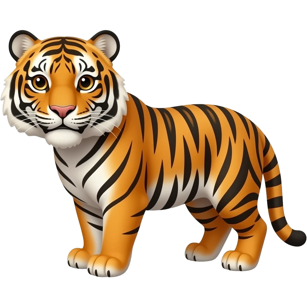 tiger who is too warm emoji