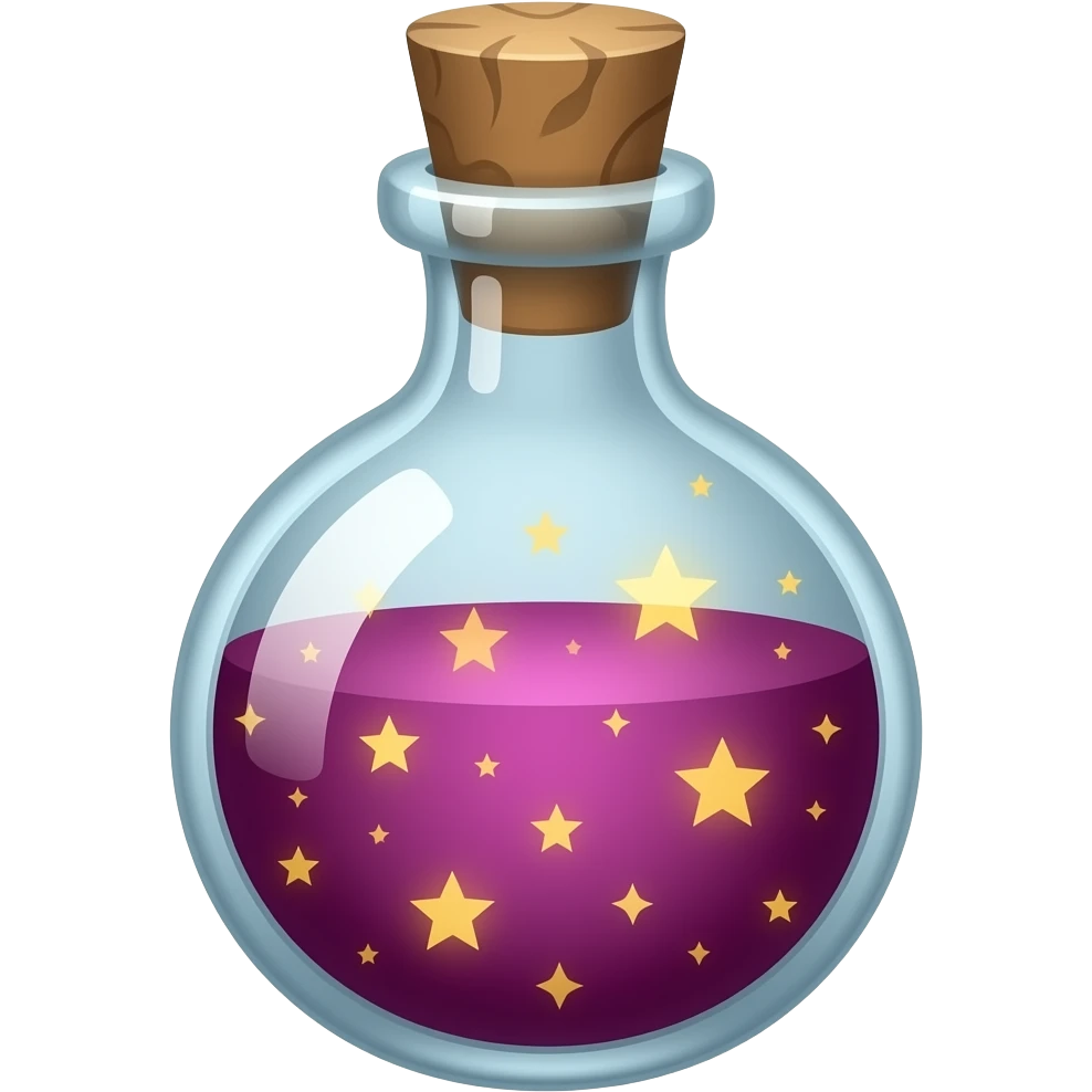 magical potion bottle emoji