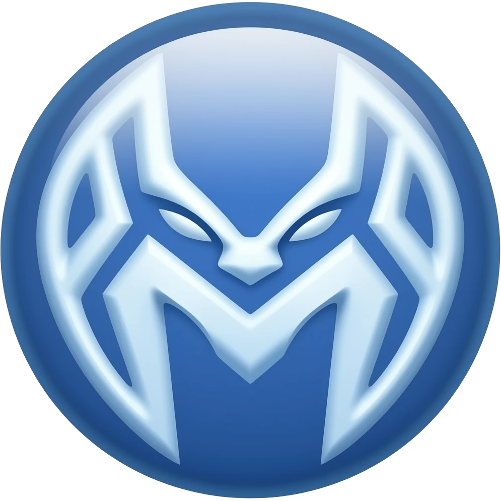 Wakanda Forever symbol emoji no colour only blue colour layout emoji