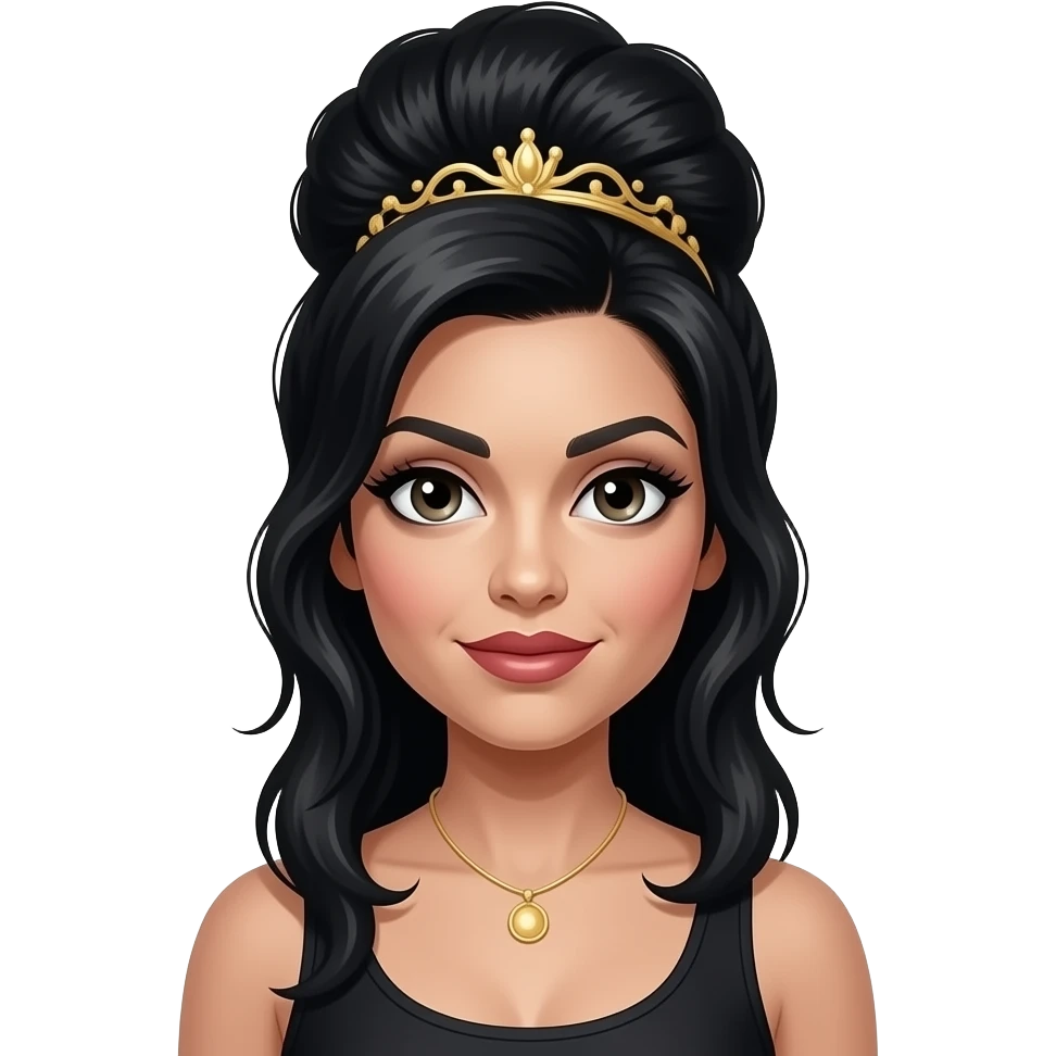 Amy Winehouse Beehive hairstyle emoji