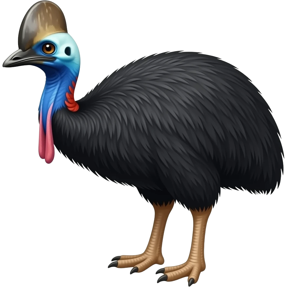 Cassowary emoji emoji