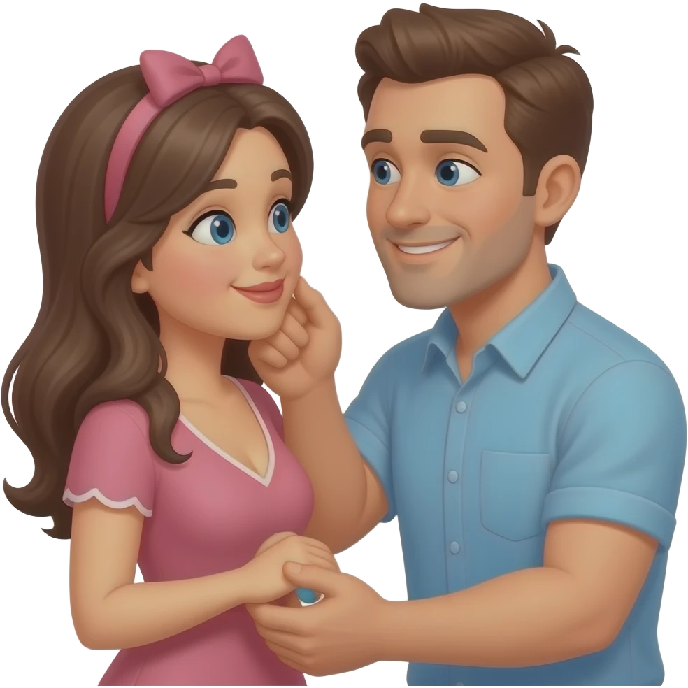 Man pleasuring woman emoji