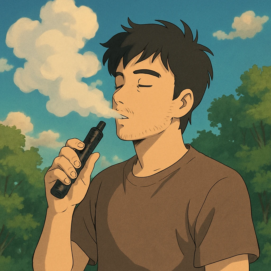 guy vaping emoji