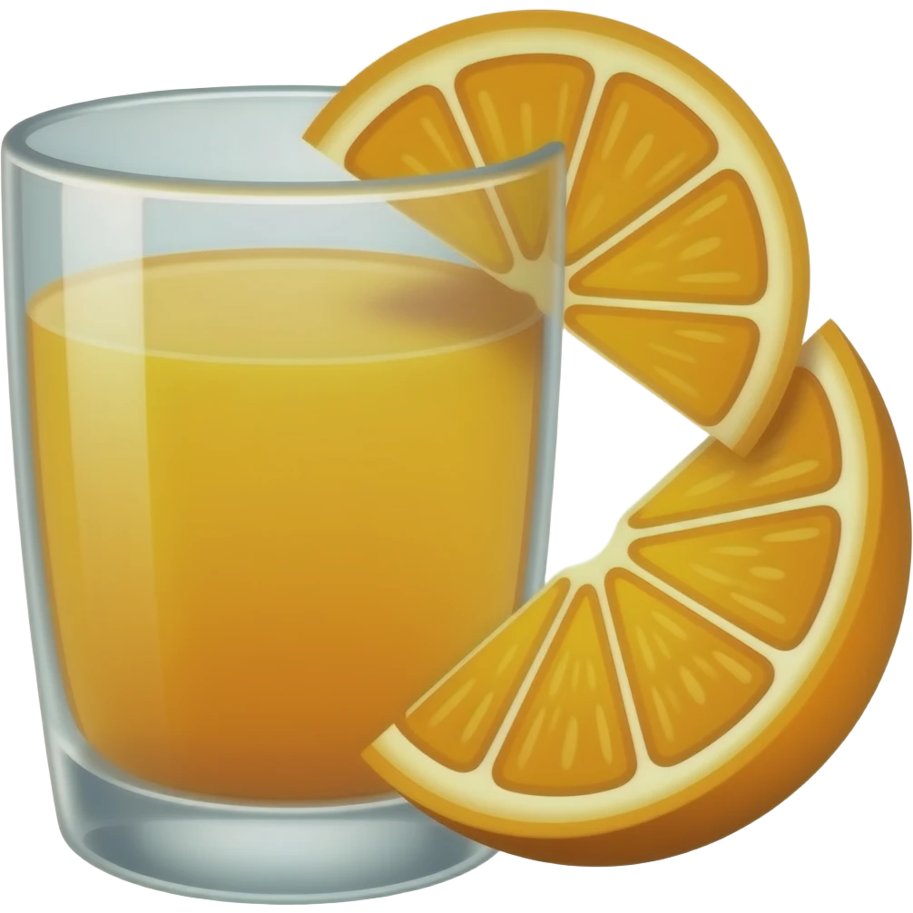 orange juice emoji