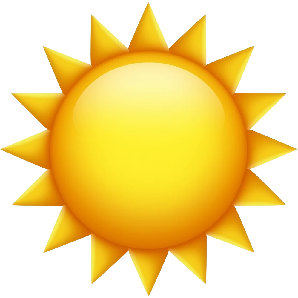 Привет солнце emoji