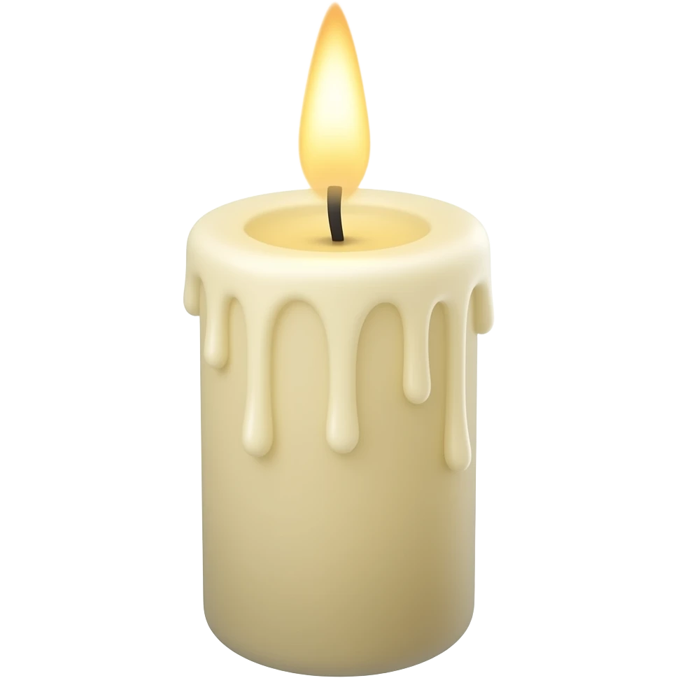 long thin candle emoji