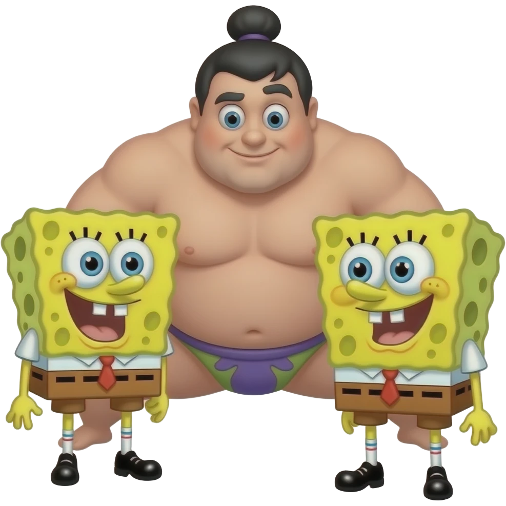 Bob esponja SUMO emoji