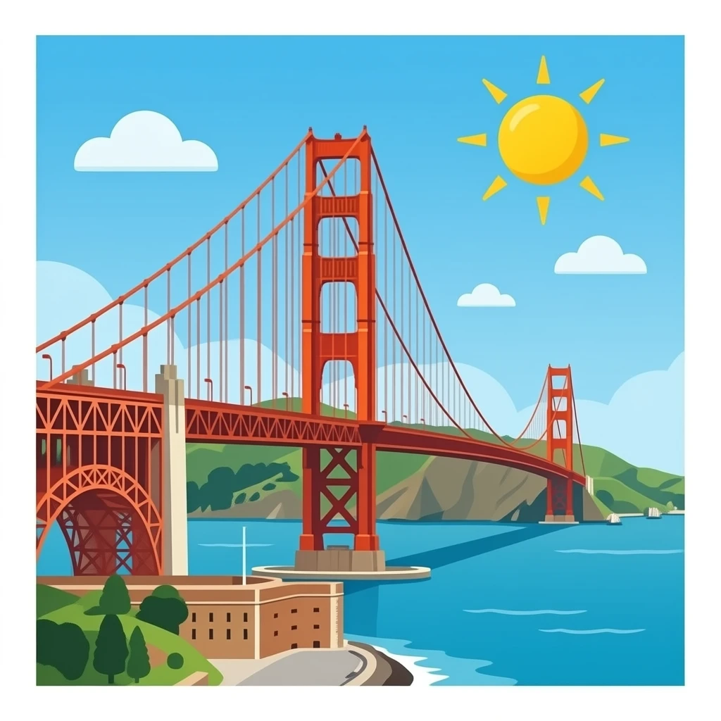 Golden Gate Bridge emoji