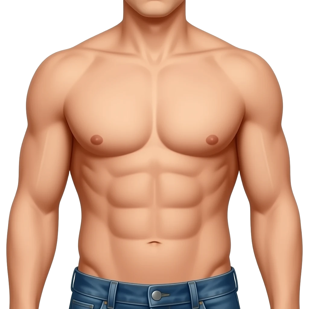 waist and under of naked man emoji