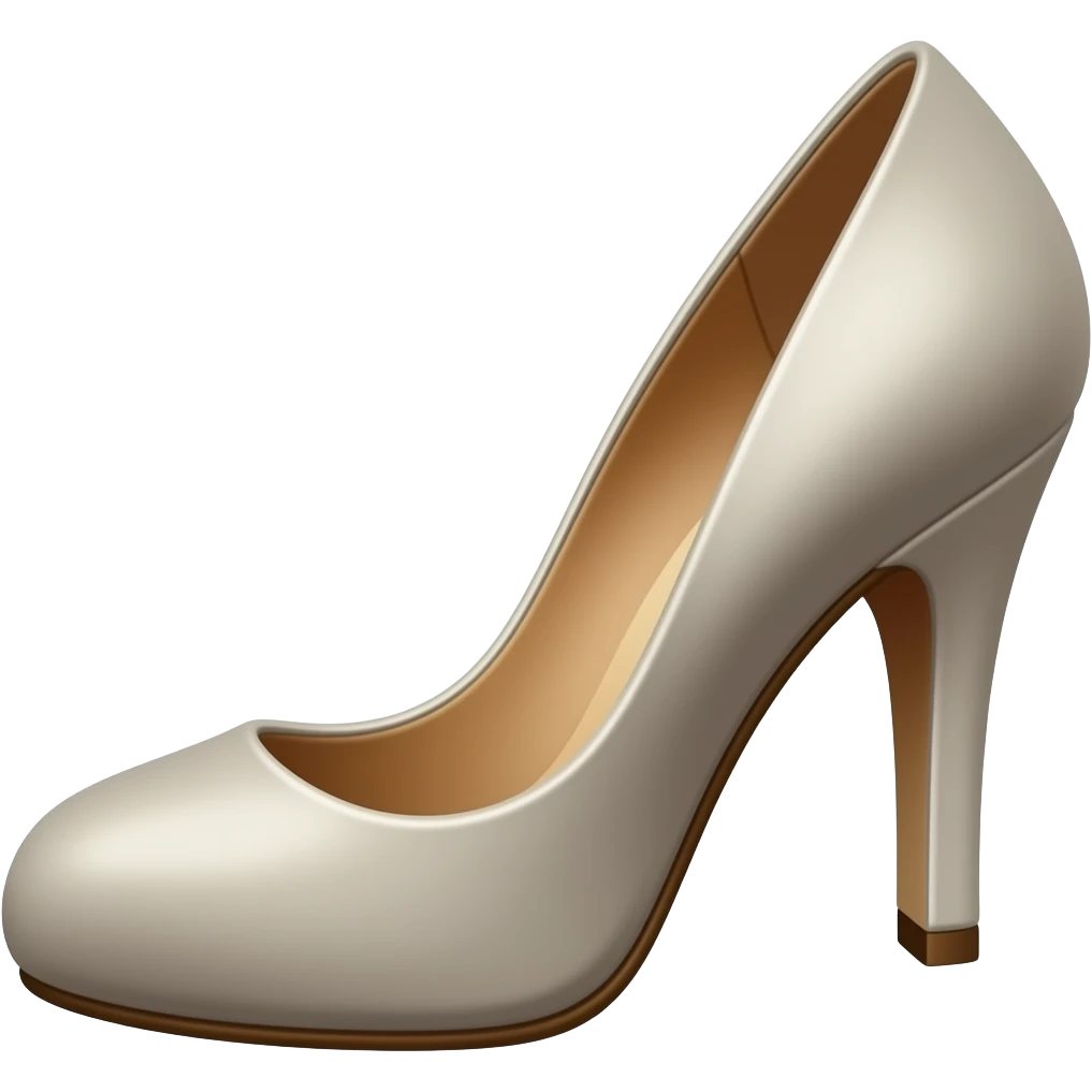 high heeled shoes top view emoji