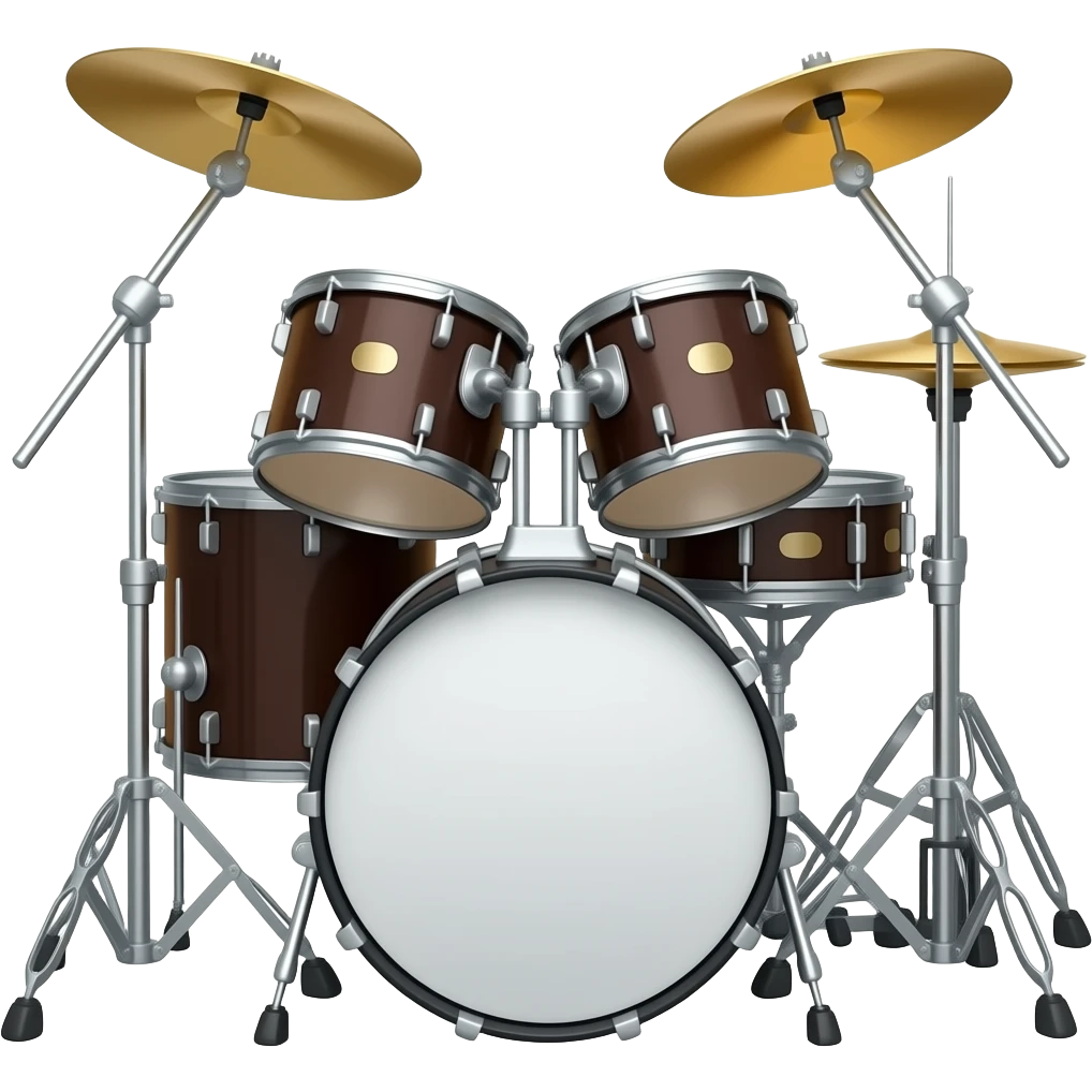 Drum kit  lots of cymbals emoji