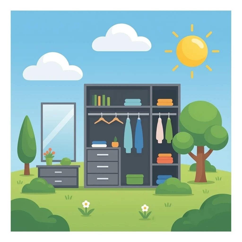 modern closet grey emoji