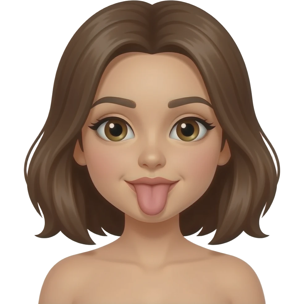 Çıplak kız her tarafı gozuken vajinali emoji